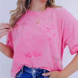 Pink Graphic Women's Top
